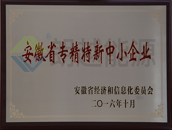 安徽省专精特新中小企业