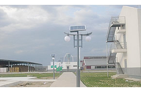 河北张家口富源牧业太阳能庭院灯