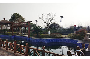 镇江聆湖尚郡太阳能庭院灯