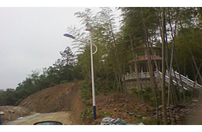安庆观音寺太阳能路灯实景