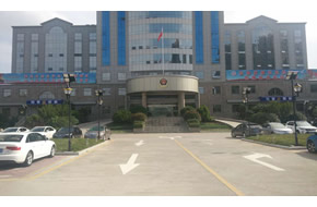 天长市公安局太阳能庭院灯和草坪灯实景